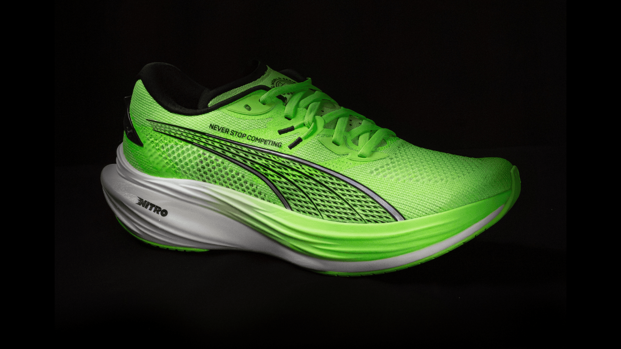 HYROX x PUMA Deviate NITRO 3 Green Glare