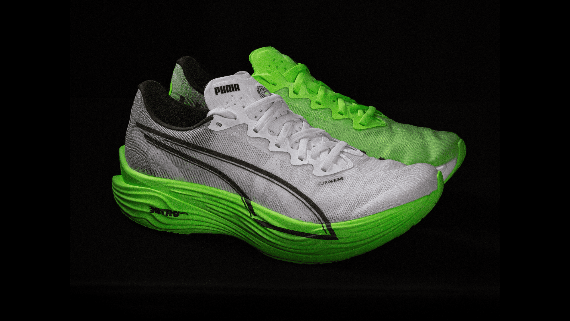 HYROX x PUMA Deviate NITRO Elite 3 Green Glare Womens