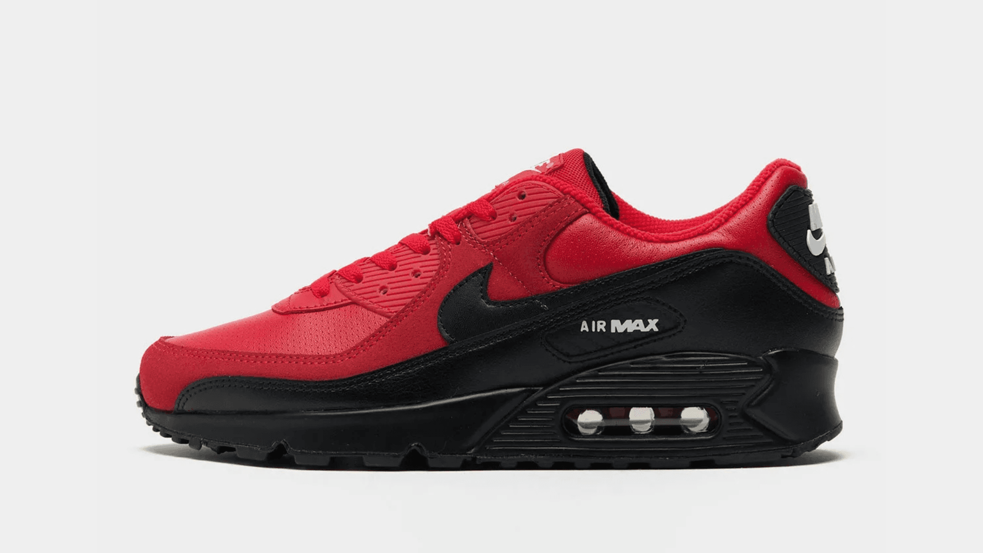 The Nike Air Max 90 “Racing” Red/Black Features a Standout Detail
