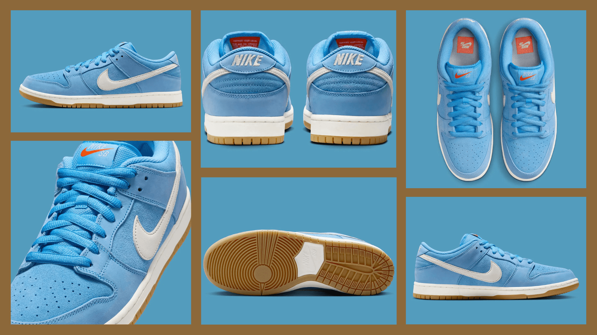 Nike SB Dunk Low University Blue Gum