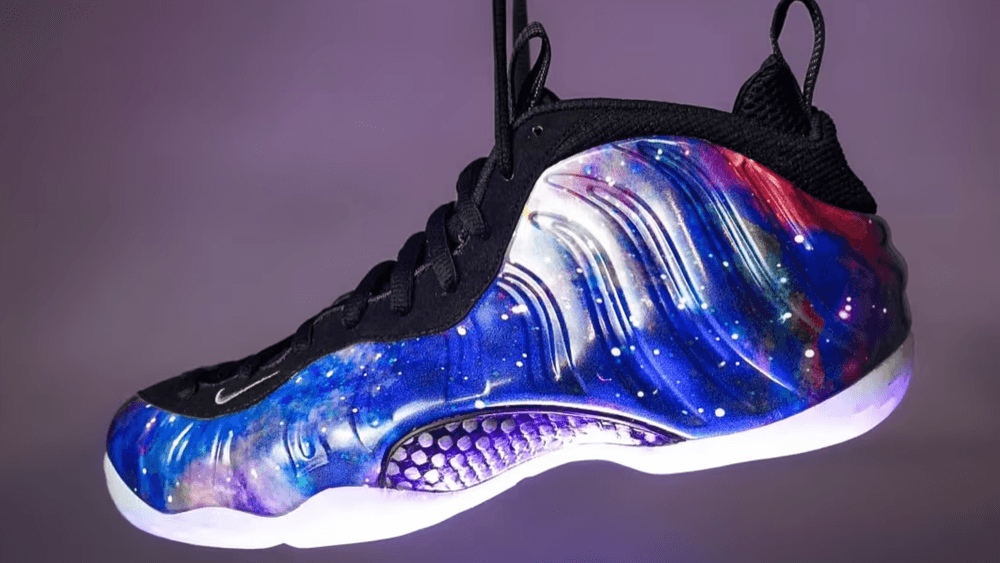 via Solechaserz Back in Orbit: The Nike Air Foamposite One "Galaxy" Makes Its Return Next Month
