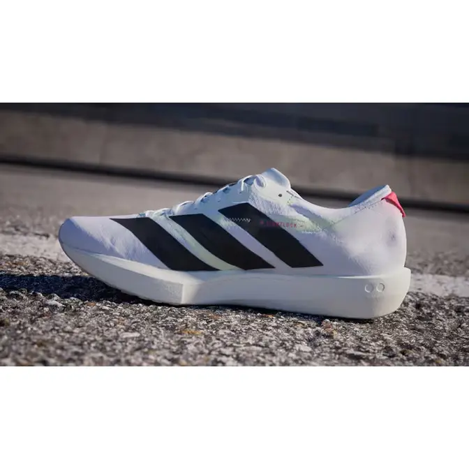 adidas Adizero Adios 9 White Black IF9419 one foot