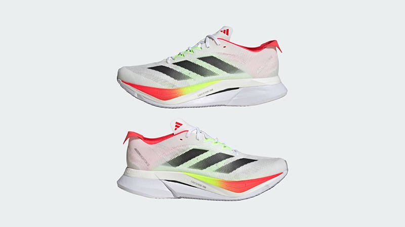 adidas Adizero Boston 12 0White Lucid Red JQ2552 feature