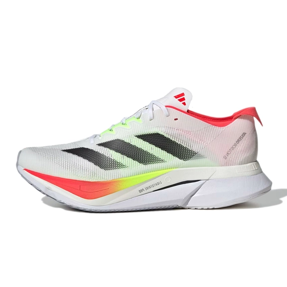 adidas Adizero Boston 12 0White Lucid Red JQ2552