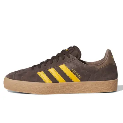 adidas Gazelle ADV Dark Brown Preloved Yellow