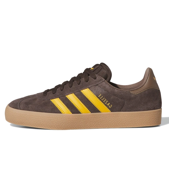 adidas Gazelle ADV Dark Brown Preloved Yellow