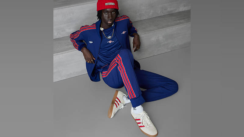 adidas Gazelle Arsenal Terrace Icons Off-White JS3042 model