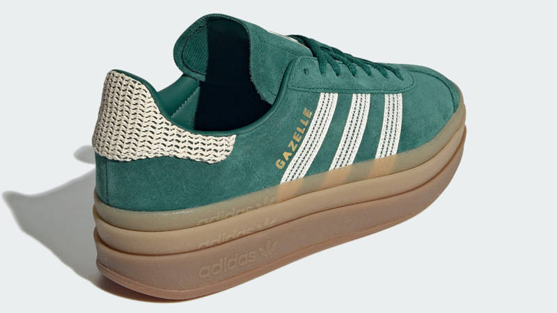 adidas Gazelle Bold Collegiate Green Crochet JS3358 The Sole
