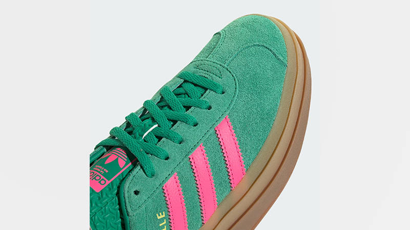 adidas Gazelle Bold Green Pink JH9668 toe