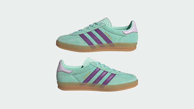 ★ADIDAS★ GAZELLE INDOOR W Clear Mint JQ0192 adidas Gazelle Indoor Shoes - Green | Free Shipping with