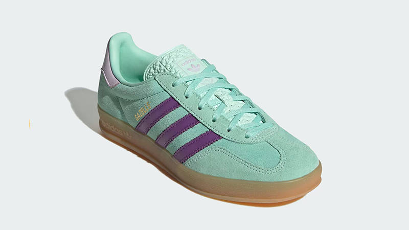 adidas Gazelle Indoor Clear Mint Purple | JQ0192 | The Sole Supplier