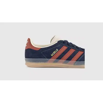 adidas Gazelle Indoor Legend Ink Ruby JH5404 heel