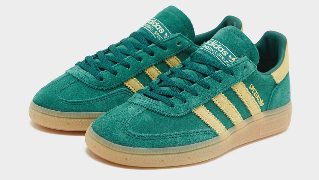 adidas Handball Spezial Collegiate Green Yellow Front