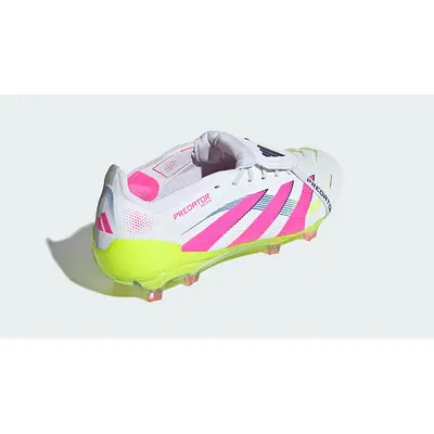 adidas Predator Elite Fold-Over Tongue Firm Ground Boots Pink Lemon ID8967 back