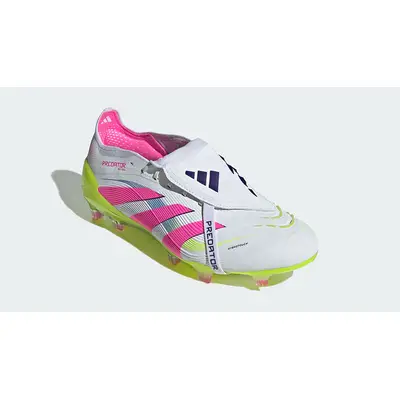 adidas Predator Elite Fold-Over Tongue Firm Ground Boots Pink Lemon ID8967 front