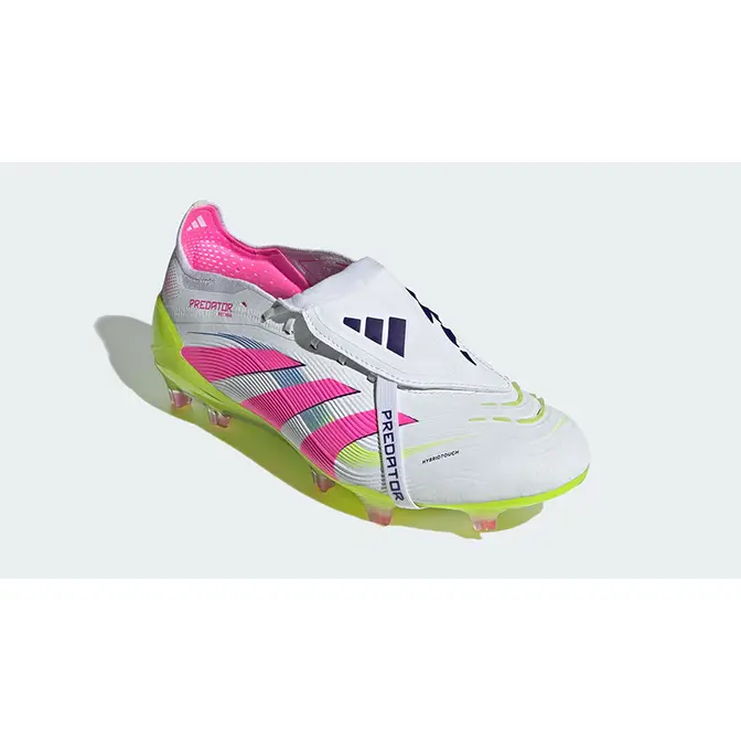 adidas Predator Elite Fold-Over Tongue Firm Ground Boots Pink Lemon ID8967 front
