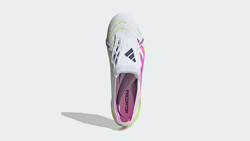 adidas Predator Elite Fold-Over Tongue Firm Ground Boots Pink Lemon ID8967 middle