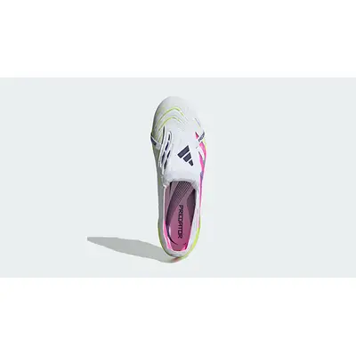adidas Predator Elite Fold-Over Tongue Firm Ground Boots Pink Lemon ID8967 middle