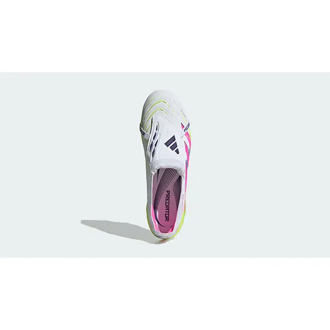 adidas Predator Elite Fold-Over Tongue Firm Ground Boots Pink Lemon ID8967 middle