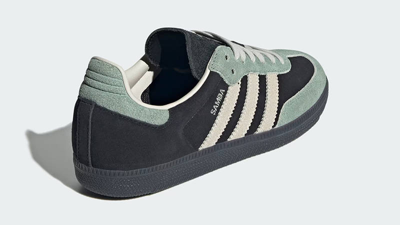 Samba Shoes Green Back Adidas Samba OG Alumina Silver Green JI2680