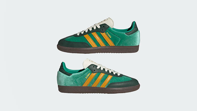 adidas Samba OG Green Yellow JI2681 feature