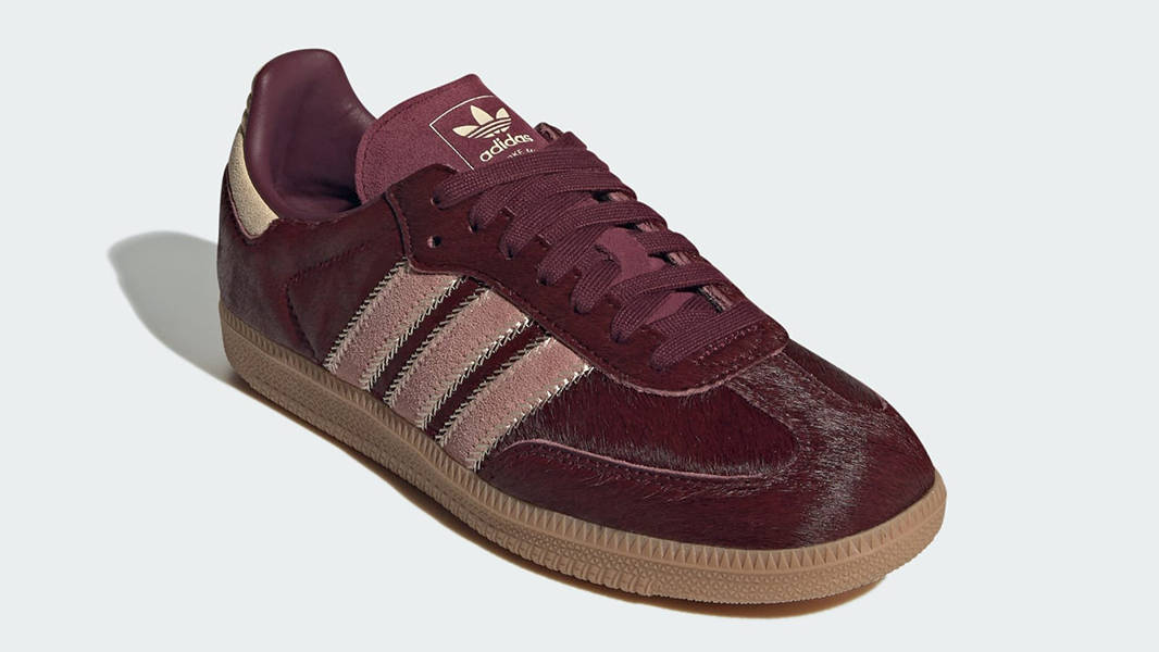 adidas Samba OG Sand Strata Maroon Pony | JP5330 | The Sole Supplier