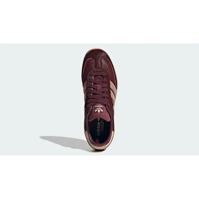 adidas Samba OG Sand Strata Maroon Pony JP5330 Top