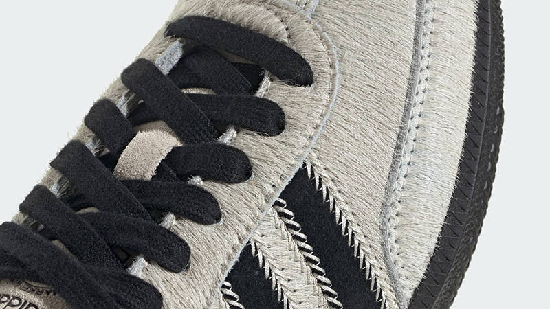 adidas Samba OG White Black Pony JP5329 Detail 2