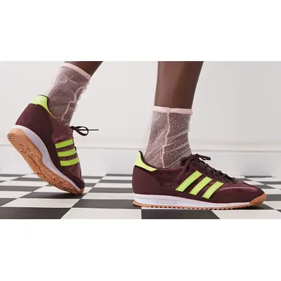 adidas SL 72 OG Aurora Ruby Solar Yellow JI0195 front