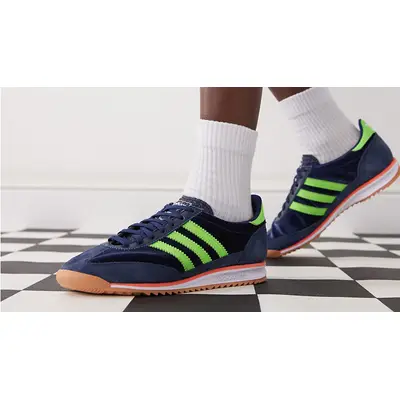 adidas SL 72 OG Night Indigo Solar Green JI0193 onf oot