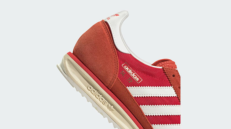 adidas SL 72 Preloved Red White JH8642 heel