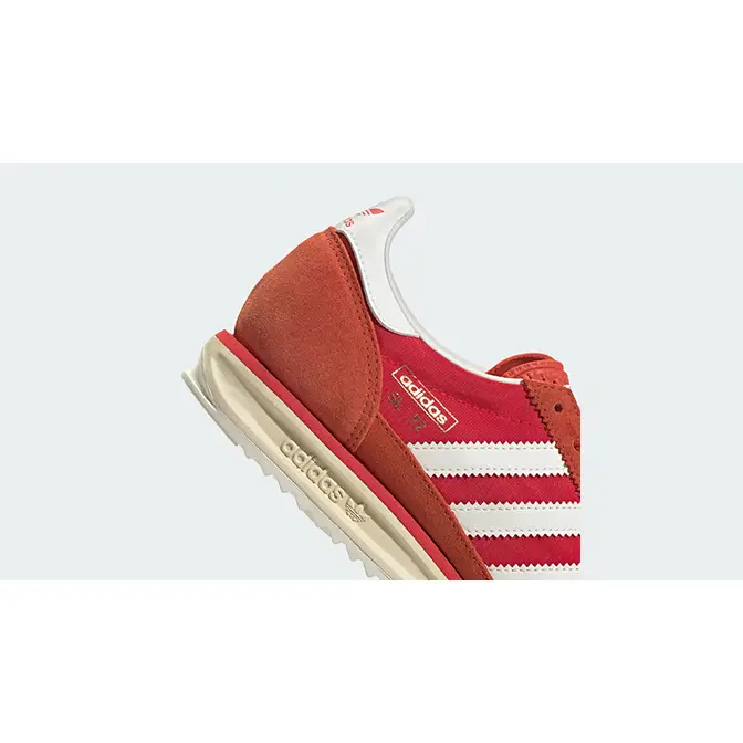 adidas SL 72 Preloved Red White JH8642 heel