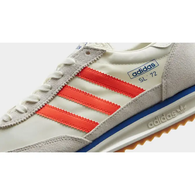 adidas SL 72 RS Off-White Orange Closeup