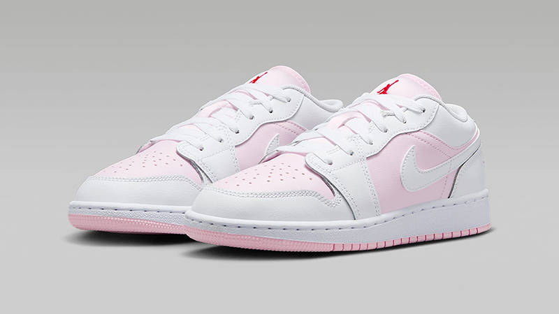 pink and red jordan 1 low