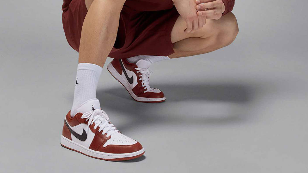 Air Jordan 1 Low SE Dark Pony HF3148-102 on feet