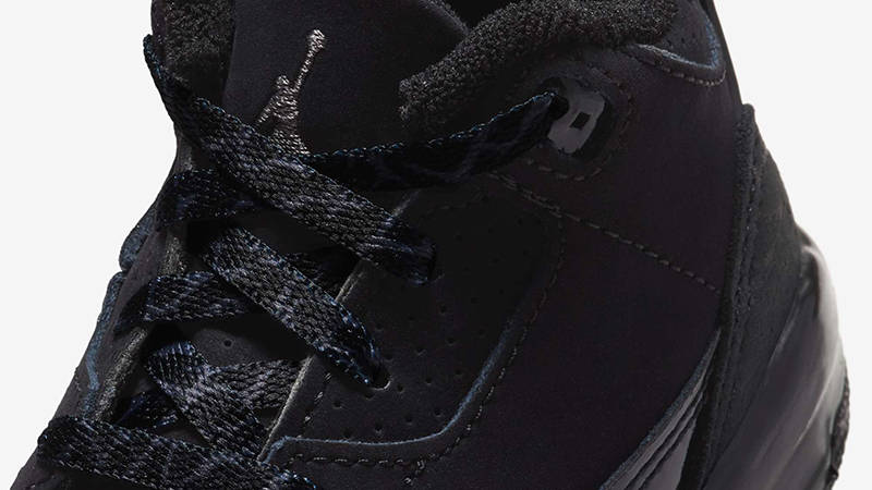 Air Jordan 3 Toddler Black Cat DM0968-001 Detail
