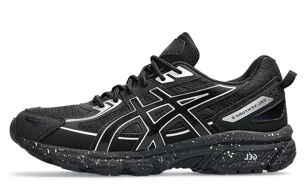 ASICS GEL-Venture 6 GS Black Pure Silver
