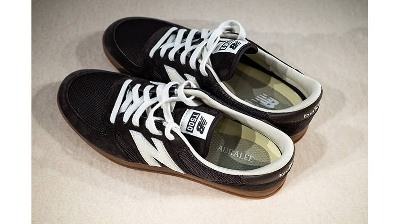 AURALEE x New Balance CT500 Black from top