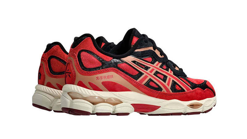 Bleach x ASICS GEL-NYC Renji Abarai 1203A724-600 side