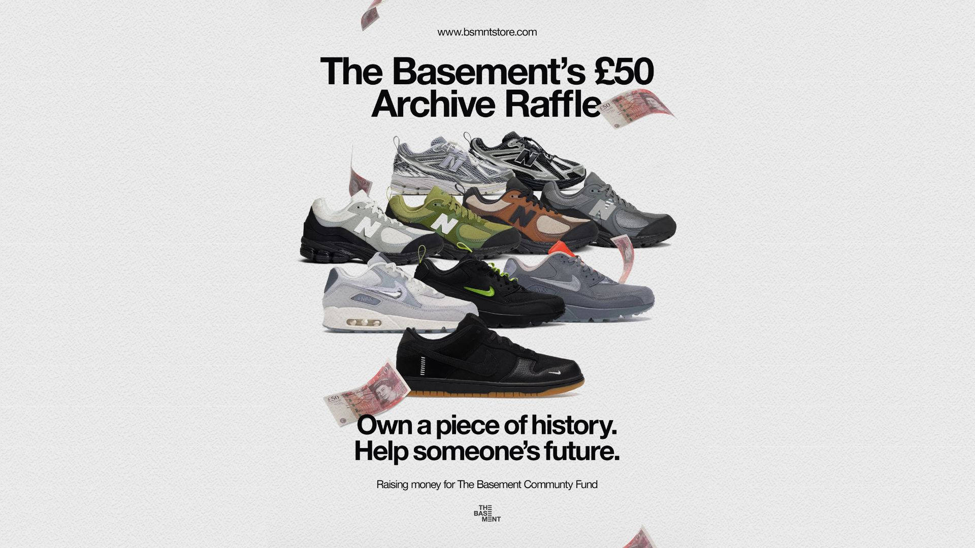 The Basement Is Raffling Their Entire Sneaker Archive For Just £50 A Pair