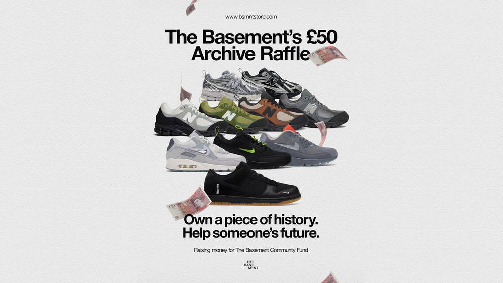 via The Basement The Basement Is Raffling Their Entire Sneaker Archive For Just £50 A Pair