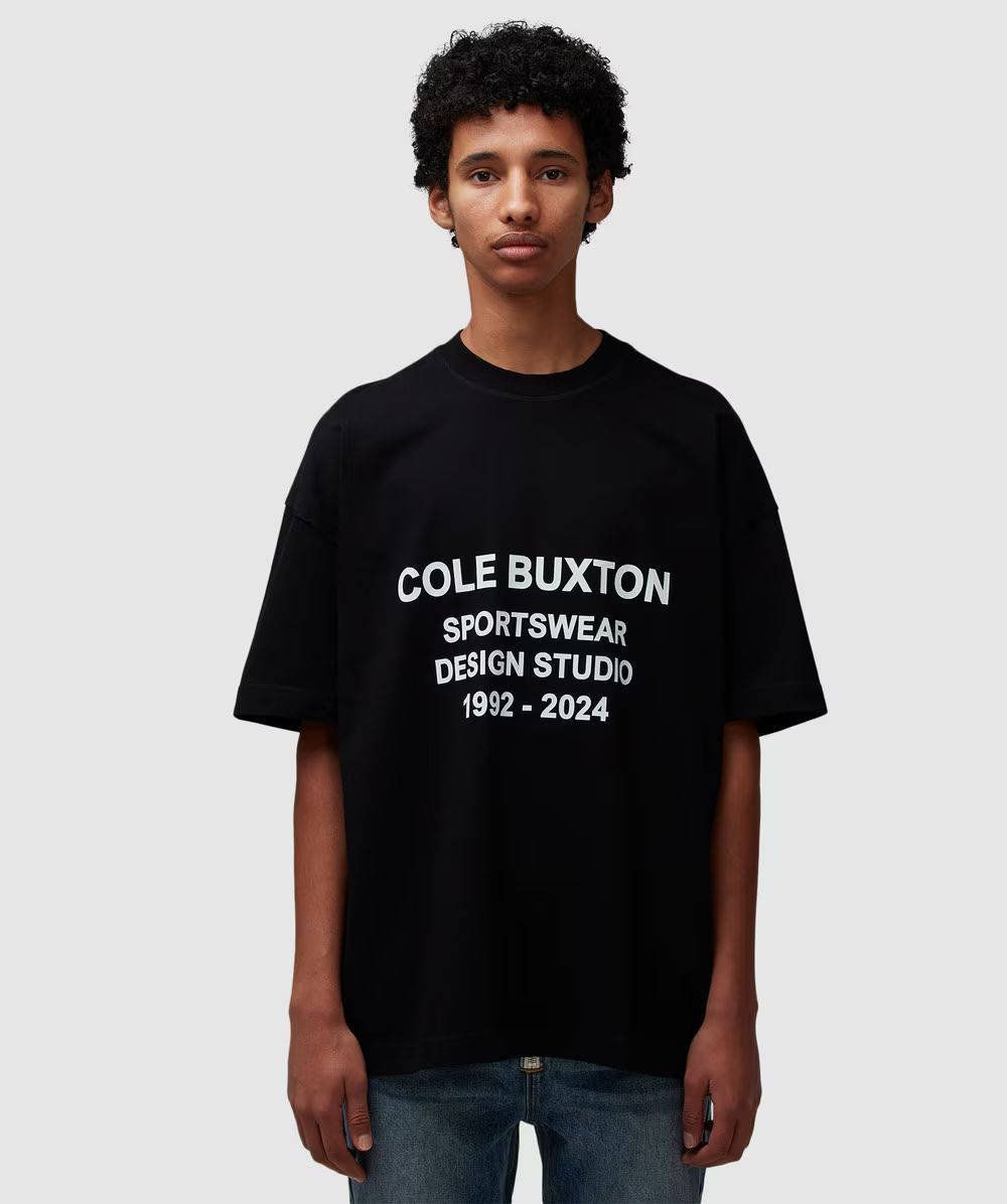 Cole Buxton Design Studio T-shirt Black Feature