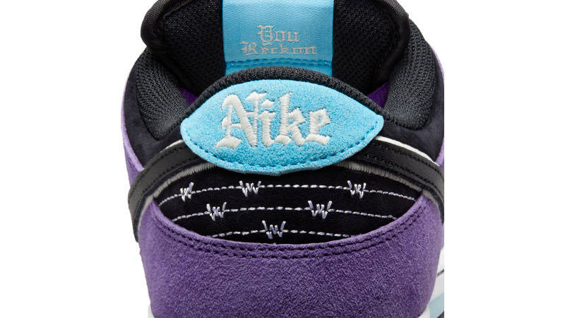Hayley Wilson x Nike SB Dunk Low Purple Back Closeup