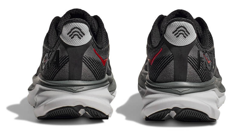 Hoka Clifton 9 Black Outer Orbit Back