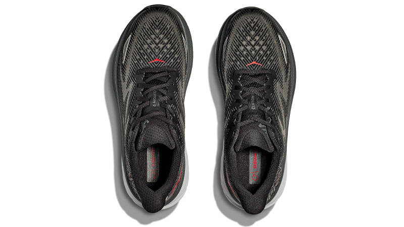 Hoka Clifton 9 Black Outer Orbit Middle