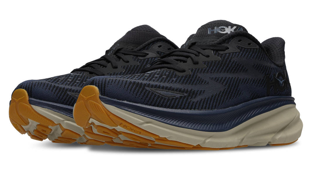 HOKA Clifton Black Varsity Navy 1127895-BYN The Sole Supplier