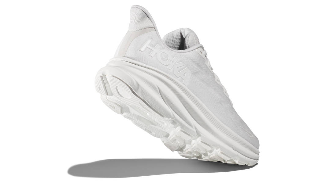 Hoka Clifton 9 White Closeup