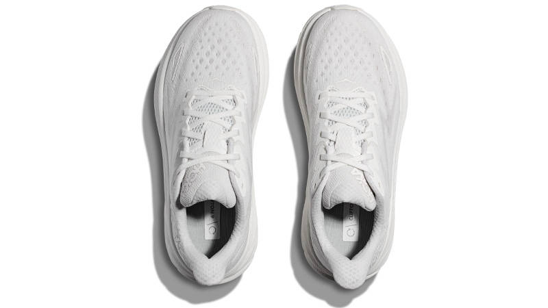 Hoka Clifton 9 White Middle
