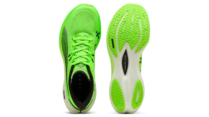 HYROX x PUMA Deviate NITRO 3 Green Glare Middle