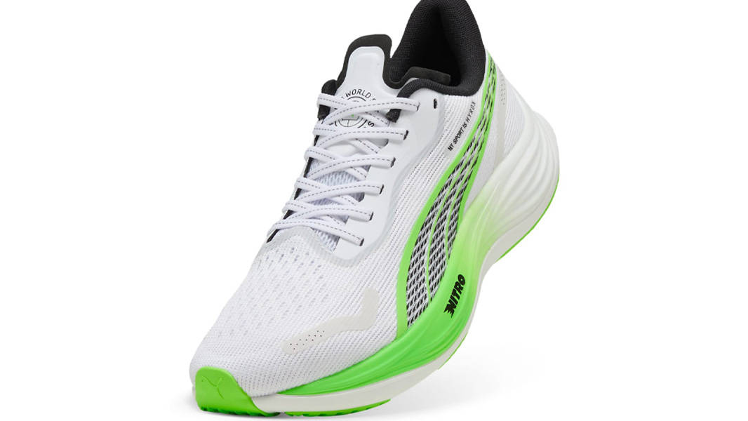 HYROX x PUMA Velocity NITRO 3 Green Glare Side